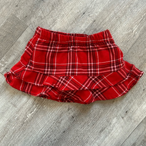 Old navy red flannel skirt - Picture 1 of 2